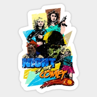 Night of the Comet - Distressed Sticker